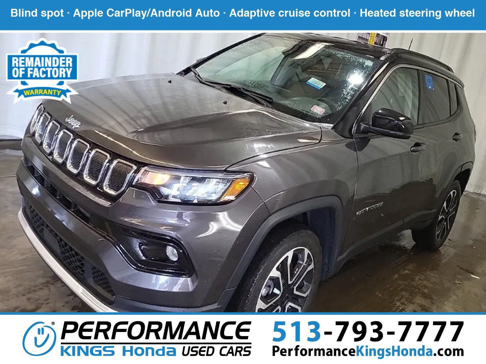 Used 2022 Jeep Compass Limited AWD/4WD image 1