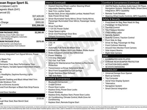 Used 2017 Nissan Rogue Sport SL w/ SL Premium Package image 7