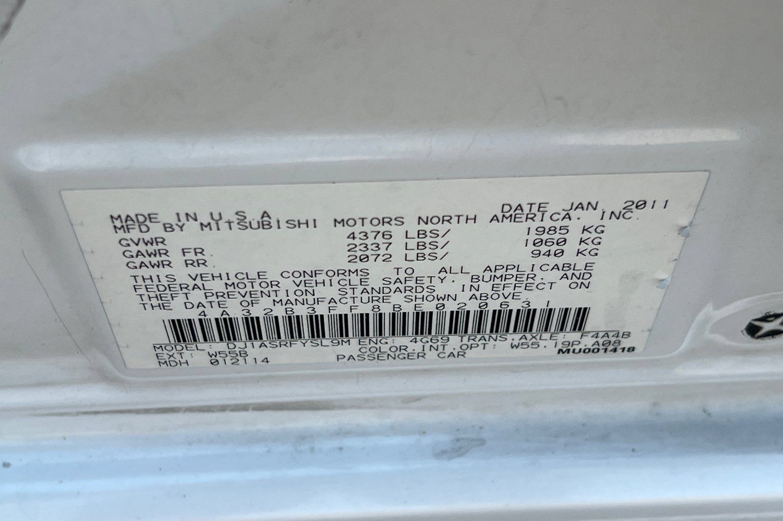 Used 2011 Mitsubishi Galant FWD image 28
