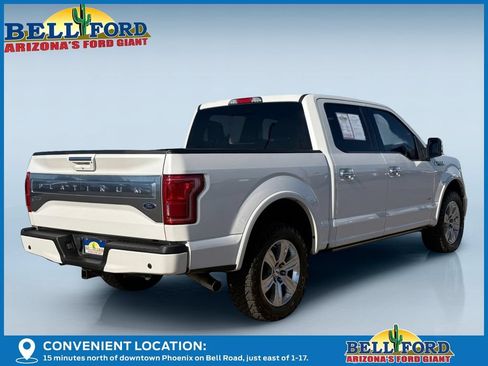 Used 2015 Ford F150 Platinum w/ Equipment Group 701A Luxury AWD/4WD image 3