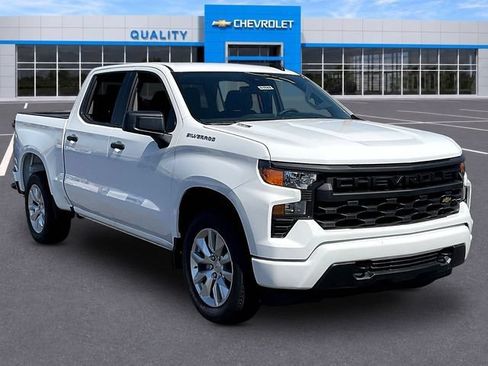 New 2026 Chevrolet Silverado 1500 Custom w/ Turbomax Blackout Package RWD image 1