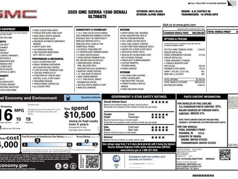 Used 2025 GMC Sierra 1500 Denali Ultimate AWD/4WD image 4