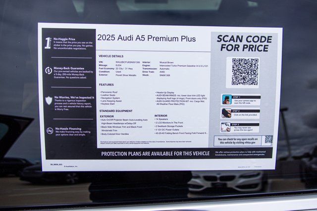 Used 2025 Audi A5 2.0T Premium Plus w/ Premium Plus AWD/4WD image 29