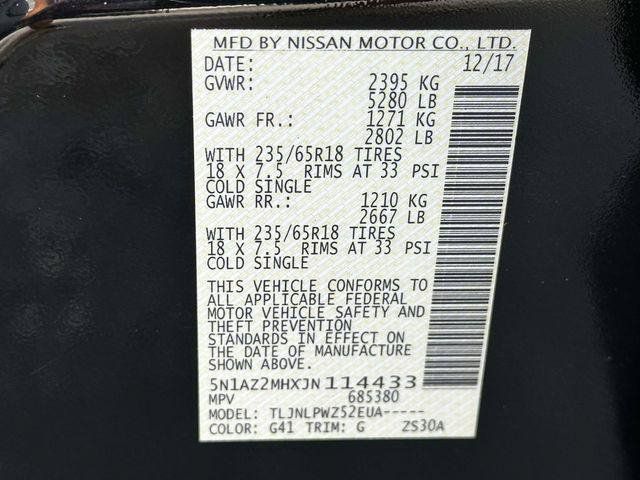 Used 2018 Nissan Murano S AWD/4WD image 30