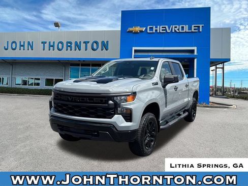 Used 2024 Chevrolet Silverado 1500 Custom Trail Boss w/ Turbomax Blackout Package AWD/4WD image 1