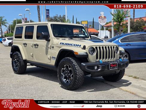Used 2022 Jeep Wrangler Unlimited Rubicon 4xe w/ Cold Weather Group AWD/4WD image 1