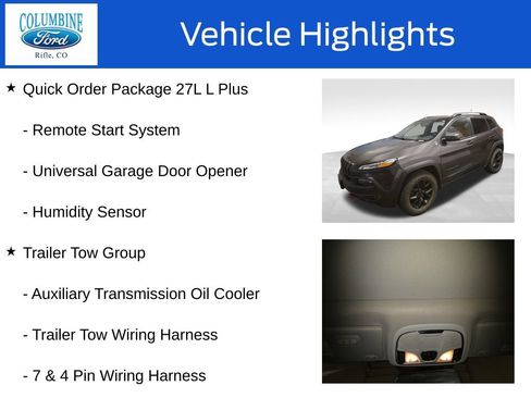 Used 2017 Jeep Cherokee Trailhawk AWD/4WD image 16