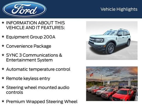 Used 2024 Ford Bronco Sport Big Bend w/ Convenience Package AWD/4WD image 4