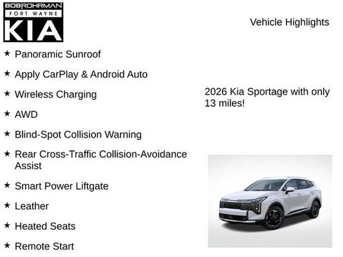 New 2026 Kia Sportage EX w/ EX Panoramic Sunroof Package AWD/4WD image 7