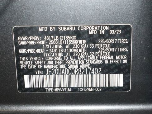 Used 2024 Subaru Crosstrek 2.0i Premium image 45