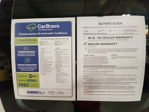 Certified 2022 Chevrolet Express 2500 w/ Driver Convenience Package RWD image 32
