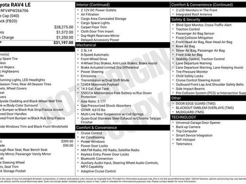 Used 2023 Toyota RAV4 LE FWD image 3