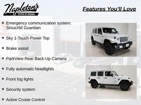 Used 2023 Jeep Wrangler Unlimited Sahara w/ Cold Weather Group AWD/4WD image 14