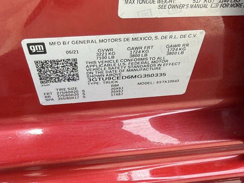 Used 2021 GMC Sierra 1500 Elevation w/ X31 Off-Road Package AWD/4WD image 29