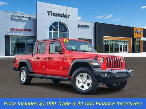 Certified 2020 Jeep Gladiator Sport w/ Quick Order Package 24S image 1