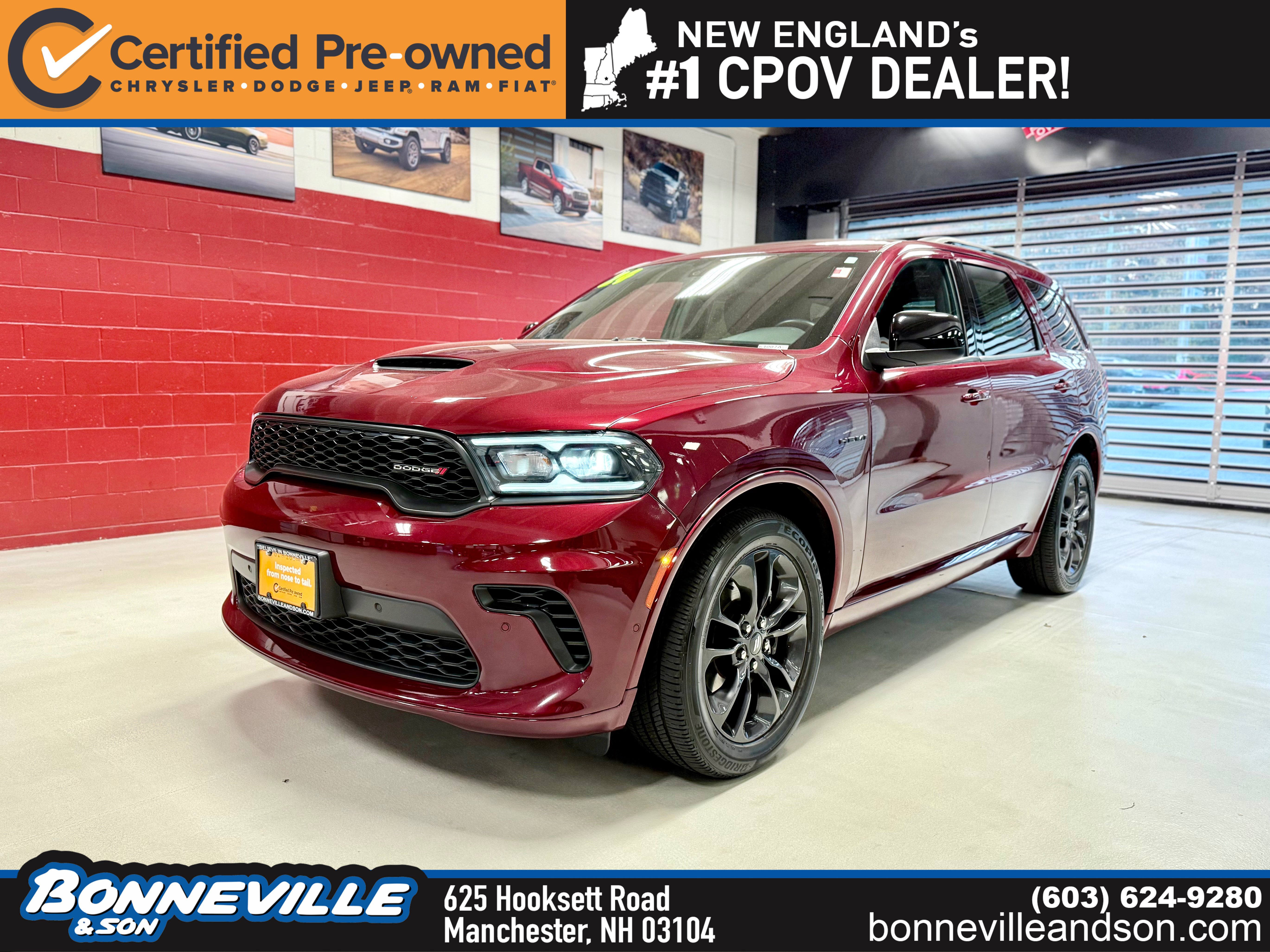 Certified 2024 Dodge Durango R/T w/ Blacktop Package AWD/4WD image 1