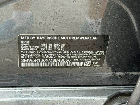 Used 2021 BMW 330i Sedan w/ Convenience Package RWD image 43