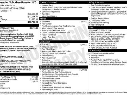 Used 2023 Chevrolet Suburban Premier w/ Premium Package AWD/4WD image 3