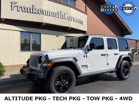 Certified 2021 Jeep Wrangler Unlimited Sport image 1