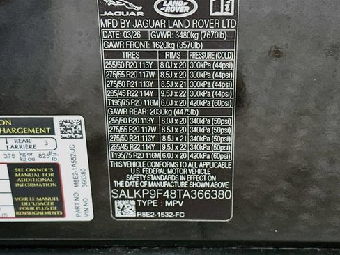 Used 2026 Land Rover Range Rover SE AWD/4WD image 35