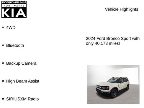 Used 2024 Ford Bronco Sport Big Bend AWD/4WD image 7