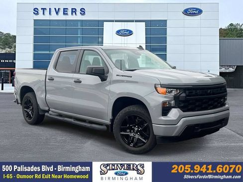 Used 2024 Chevrolet Silverado 1500 Custom w/ Turbomax Blackout Package RWD image 1