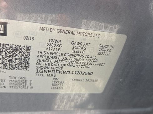 Used 2018 Chevrolet Traverse LS w/ LPO, Floor Liner Package FWD image 16