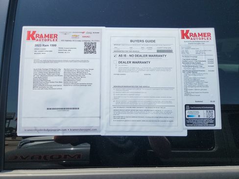 Used 2023 RAM 1500 Big Horn w/ Trailer Tow Group AWD/4WD image 35
