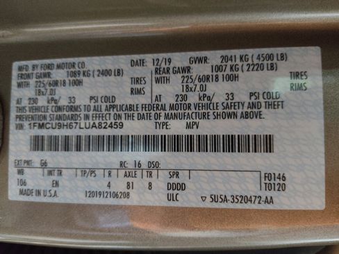 Used 2020 Ford Escape SEL image 33