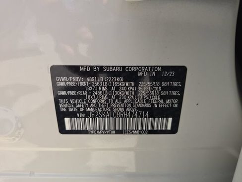 Certified 2024 Subaru Forester Limited w/ POP Package 3 AWD/4WD image 30