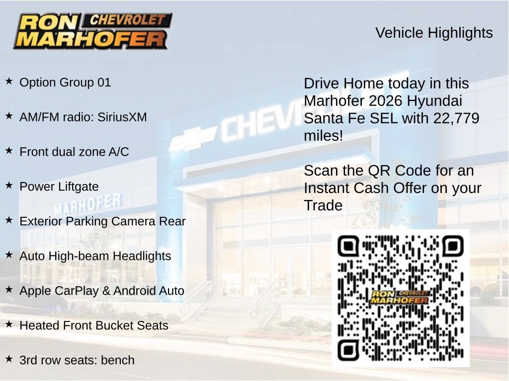 Used 2026 Hyundai Santa Fe SEL AWD/4WD image 14