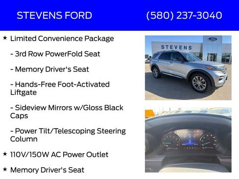 Used 2022 Ford Explorer Limited w/ Equipment Group 301A AWD/4WD image 12