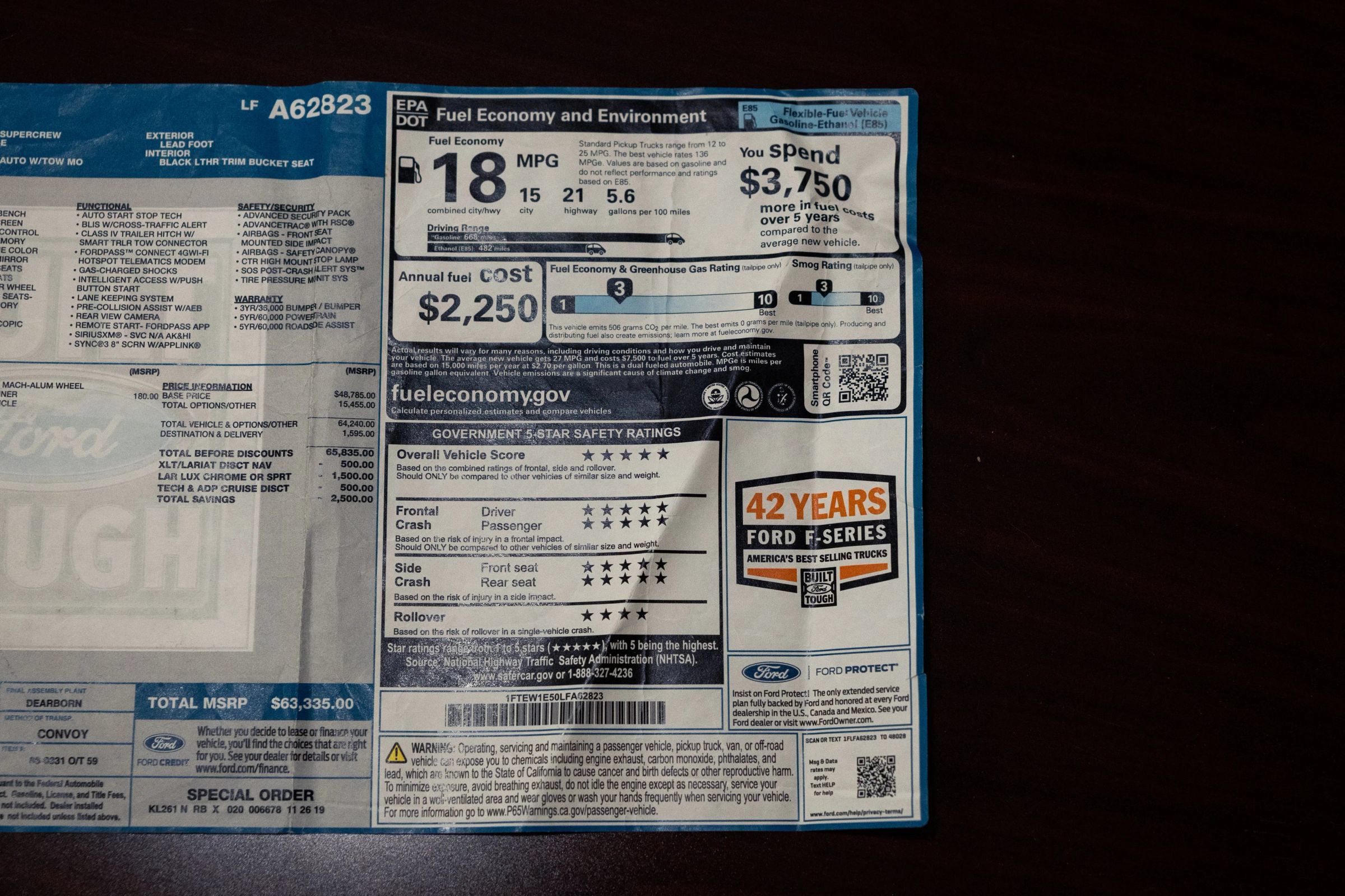 Used 2020 Ford F150 Lariat w/ Equipment Group 502A Luxury AWD/4WD image 72