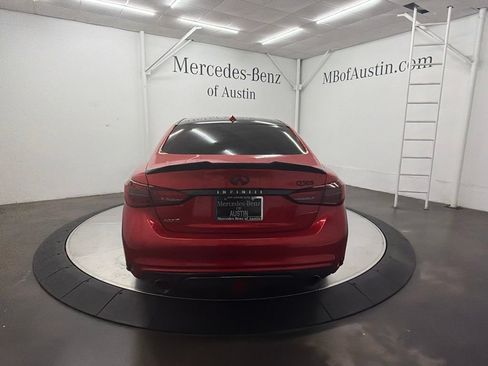 Used 2019 INFINITI Q50 Red Sport 400 w/ Sensory Package RWD image 6