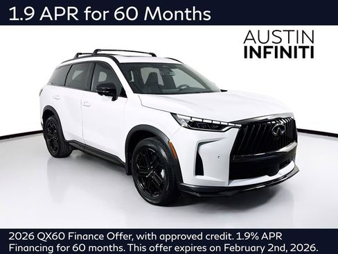 New 2026 INFINITI QX60 Sport w/ Dark Cargo Package image 1