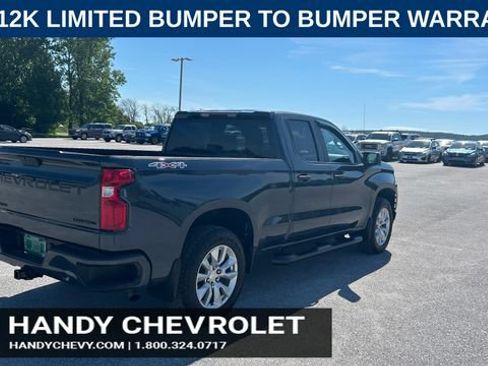 Certified 2021 Chevrolet Silverado 1500 Custom w/ LPO, Dark Essentials Package AWD/4WD image 3