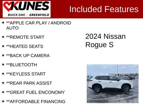 Used 2024 Nissan Rogue S image 2