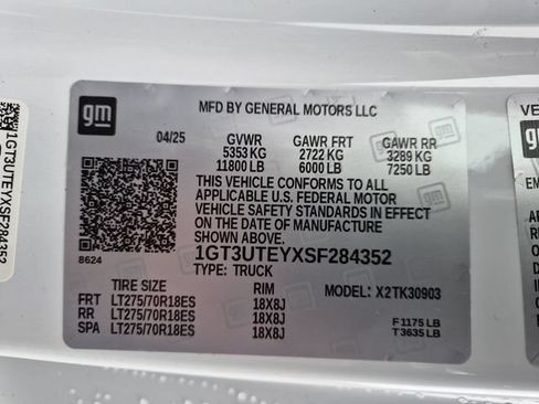 Used 2025 GMC Sierra 3500 SLE AWD/4WD image 23