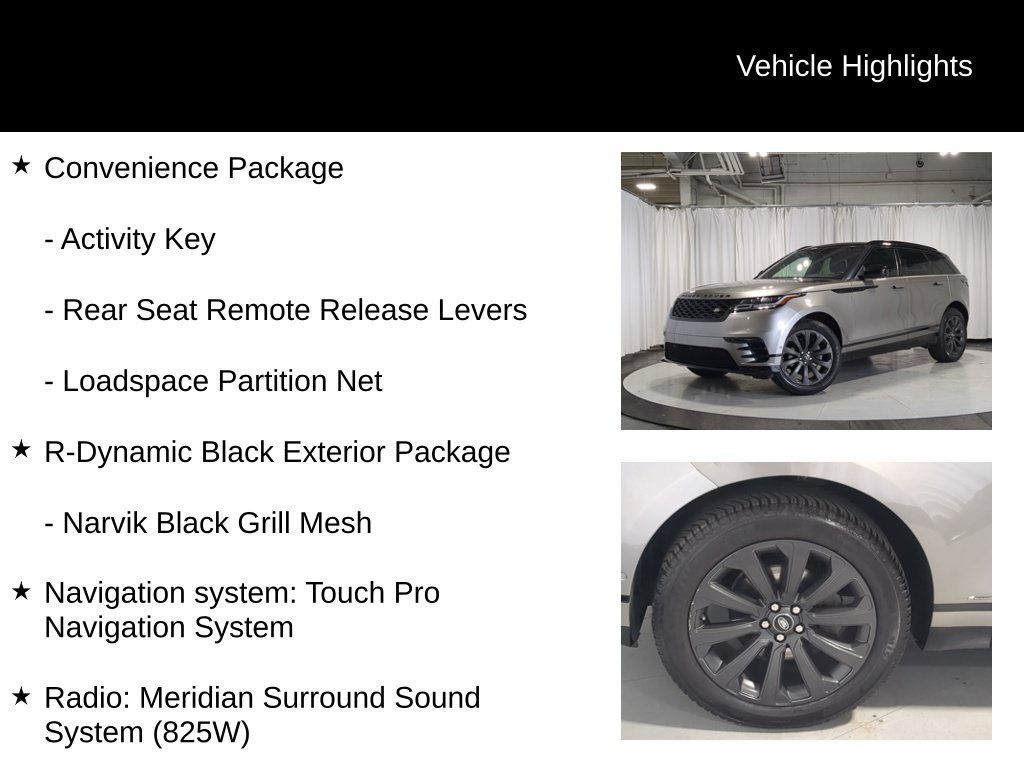 Used 2019 Land Rover Range Rover Velar R-Dynamic SE AWD/4WD image 6