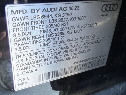 Used 2022 Audi SQ7 Prestige image 37