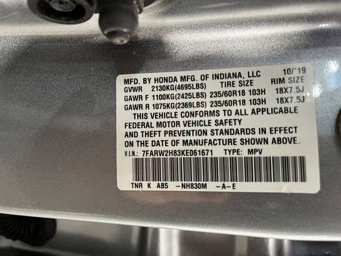 Used 2019 Honda CR-V EX-L image 30