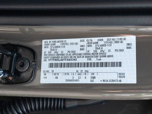 New 2026 Ford F150 Lariat w/ Equipment Group 501A Mid AWD/4WD image 35