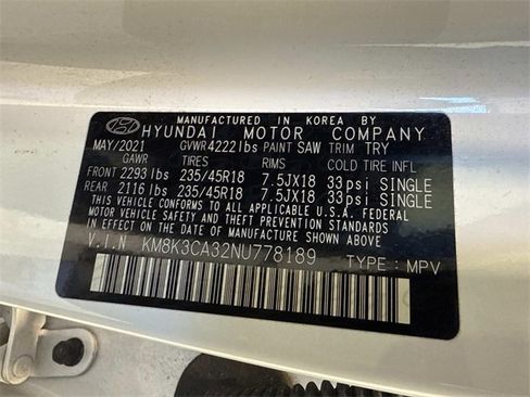 Used 2022 Hyundai Kona N Line w/ Tech Package image 24