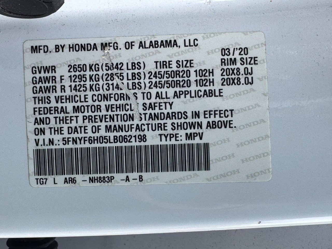 Used 2020 Honda Pilot Elite image 27