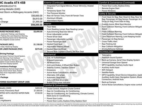 Used 2024 GMC Acadia AT4 w/ Super Cruise Package AWD/4WD image 15