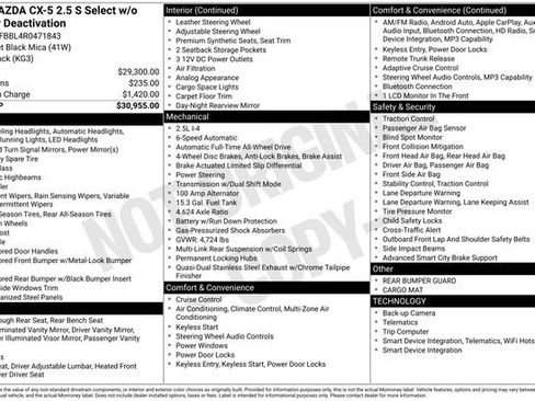 Used 2024 MAZDA CX-5 AWD 2.5 S w/ Select Package image 43