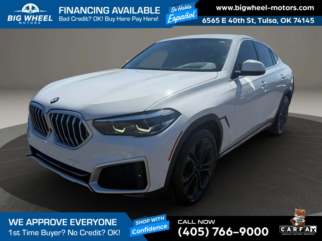 Used 2021 BMW X6 xDrive40i w/ Premium Package 2 AWD/4WD image 1