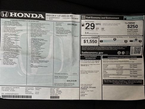 Used 2023 Honda CR-V EX image 2