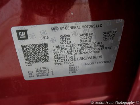 Used 2019 Chevrolet Silverado 1500 LTZ w/ LTZ Plus Package image 39