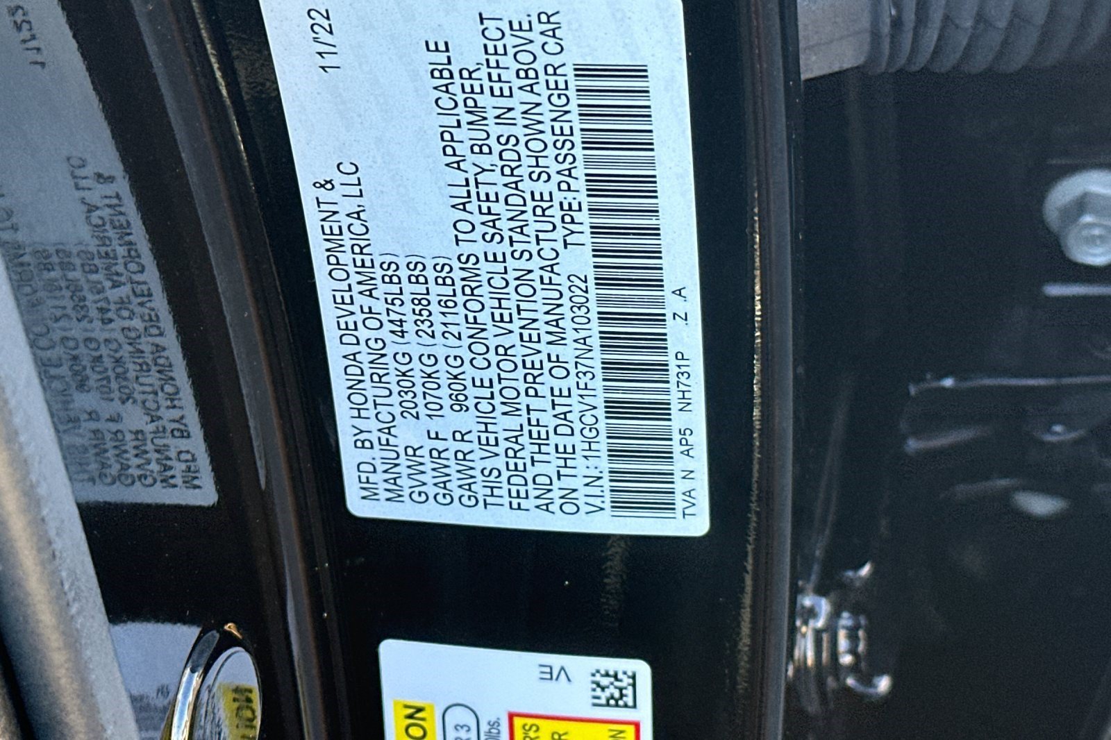 Used 2022 Honda Accord Sport image 29